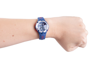 Wielofunkcyjny Zegarek Sportowy XONIX - Dziecięcy / Damski - Wodoszczelny 100m - Czytelny Elektroniczny Wyświetlacz - Podświetlenie Data Stoper Timer Drugi Czas - Fioletowy - Girls
